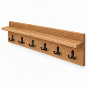 Havenrail Wall-Mounted Entryway Coat Rack with Shelf and 6 Hooks