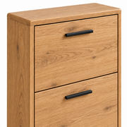 Brookhaven Slim Three-Compartment Shoe Storage Cabinet